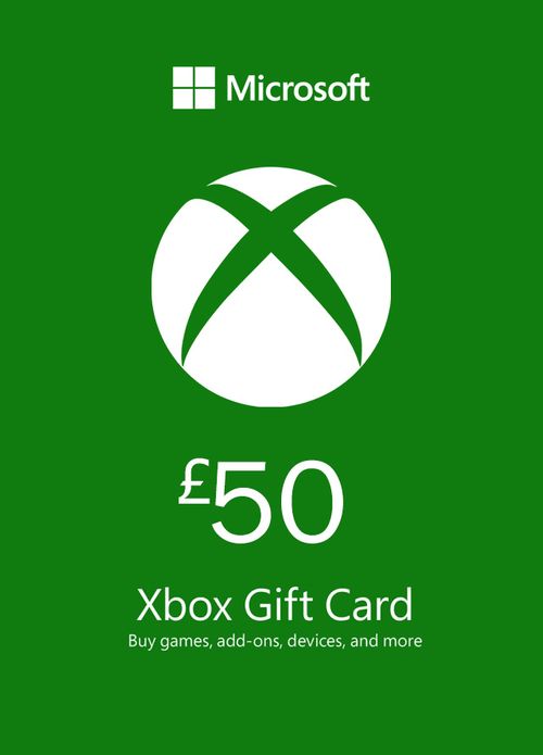 Xbox Gift Card - £50, Microsoft Game Key, Loaded (CDKeys)