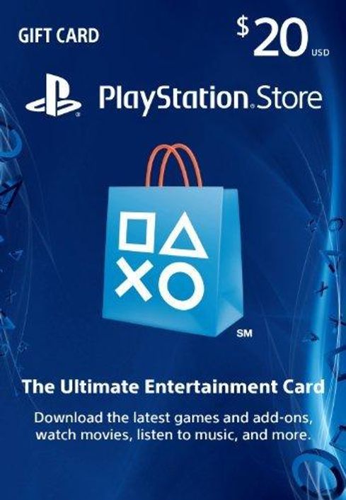 $20 PlayStation Store Gift Card - PS3 PS4 PS Vita Digital Code