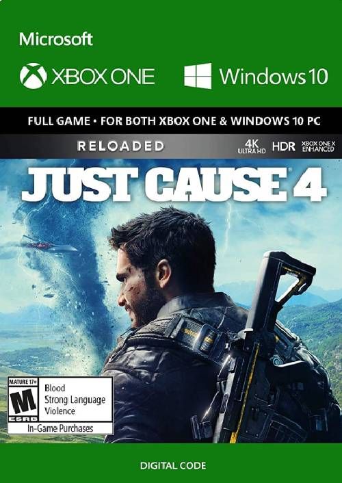 Just Cause 4: Reloaded Xbox One , Xbox Play Anywhere Game Key, Loaded (CDKeys)
