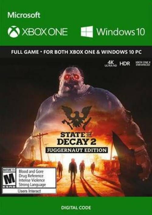 State of Decay 2: Juggernaut Edition Xbox One , Xbox Play Anywhere Game Key, Loaded (CDKeys)