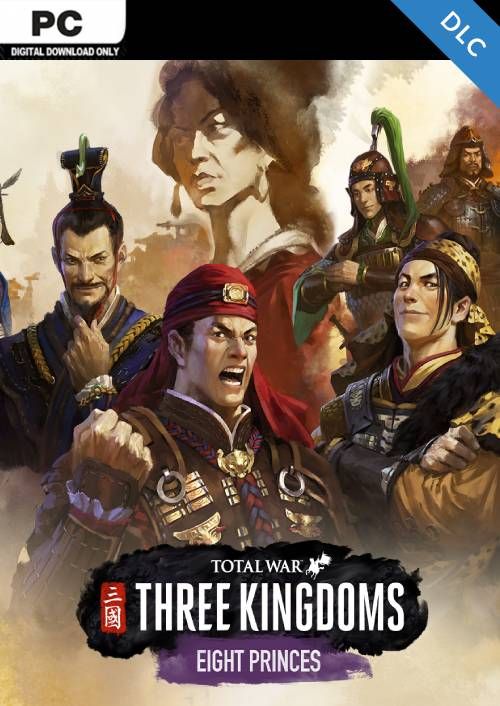 Total War: THREE KINGDOMS PC - Eight Princes DLC , Steam Game Key, Loaded (CDKeys)