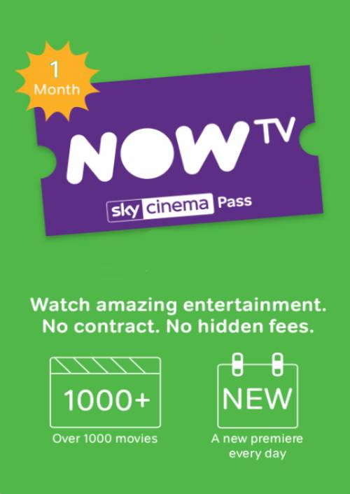NOW TV - 1 Month Cinema Pass