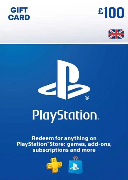 PLAYSTATION STORE GIFT CARD - 100 GBP (UK)