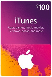 iTunes Gift Card - $100 USD