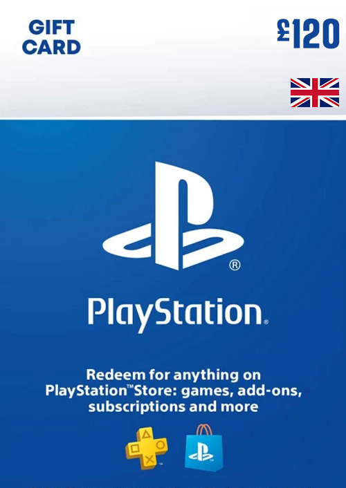 PLAYSTATION STORE GIFT CARD - 120 GBP (UK)