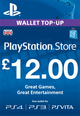 Carte cadeau PlayStation Store 12 GBP (Royaume-Uni)