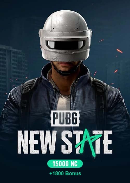 PUBG New State 15000 NC + 1800 Bonus