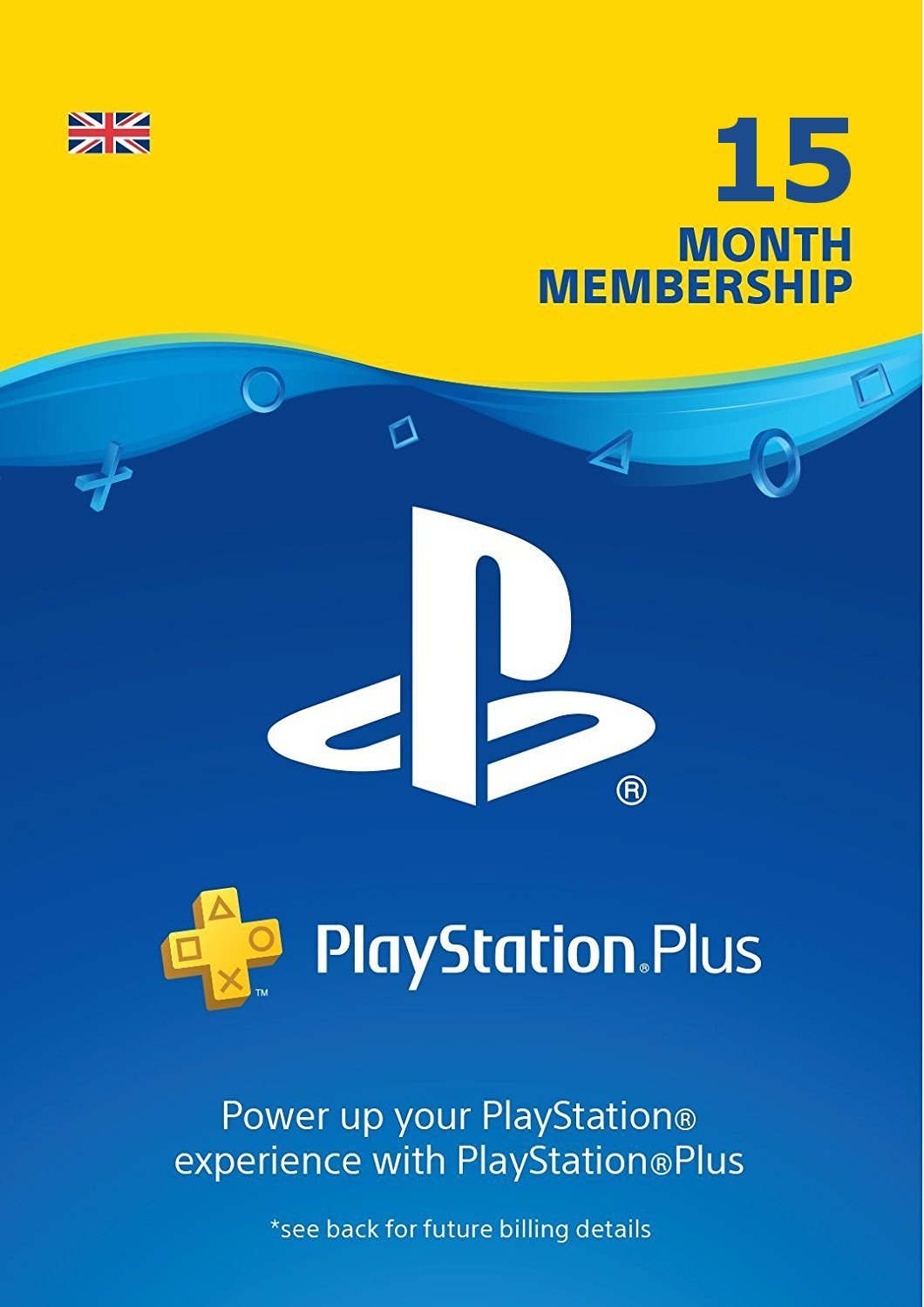 PlayStation Plus - 15 Month Subscription (UK)