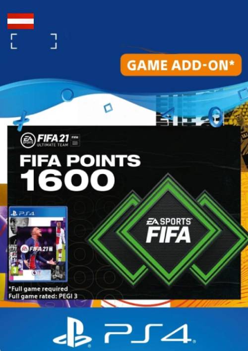 FIFA 21 Ultimate Team 1600 Points Pack PS4/PS5 (Austria)