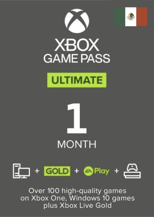 1 Month Xbox Game Pass Ultimate Xbox One/Xbox Series X|S/PC (Mexico)