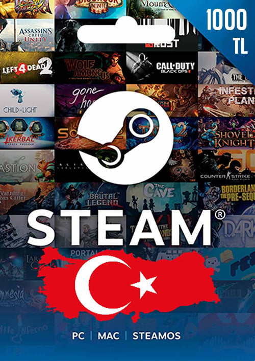 Steam Gift Card 1000 TL (Turkey)