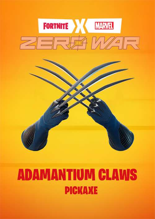 Fortnite x Marvel - Wolverine Adamantium Claws Pickaxe PC - DLC