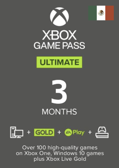3 Months Xbox Game Pass Ultimate Xbox One/Xbox Series X|S/PC (Mexico)