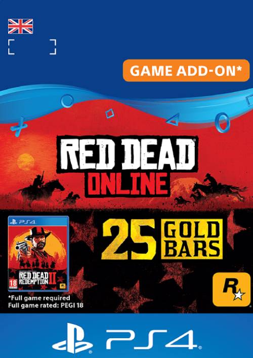 Red Dead Online: 25 Gold Bars PS4 (UK)