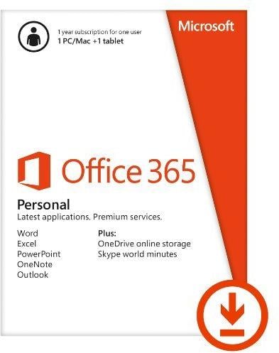 Microsoft Office 365 Personal 1yr Subscription Download (PC) (US)