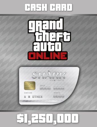 Grand Theft Auto Online (GTA V: Legacy Edition): Great White Shark Cash Card PC - Rockstar Games Launcher