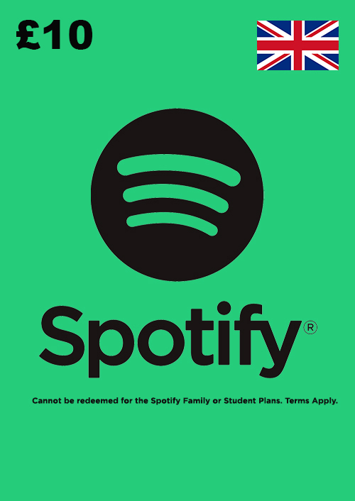 Spotify Gift Card - 10 GBP (UK)