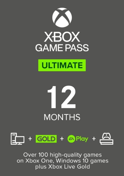 12 Month Xbox Game Pass Ultimate Xbox One/Xbox Series X|S/PC (USA)