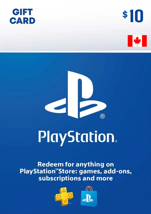 PLAYSTATION STORE GIFT CARD - 10 CAD (CANADA)