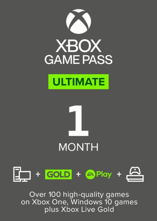 1 Month Xbox Game Pass Ultimate Xbox One / PC (Non-Stackable)