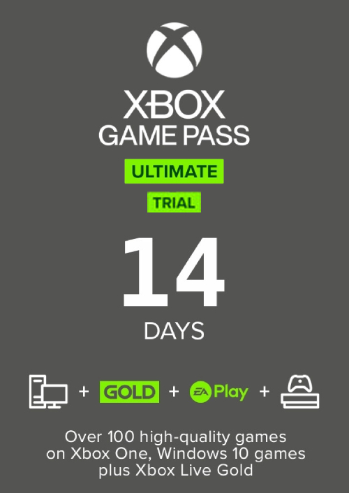 14 Day Xbox Game Pass Ultimate Trial Xbox One / PC (Non - Stackable)