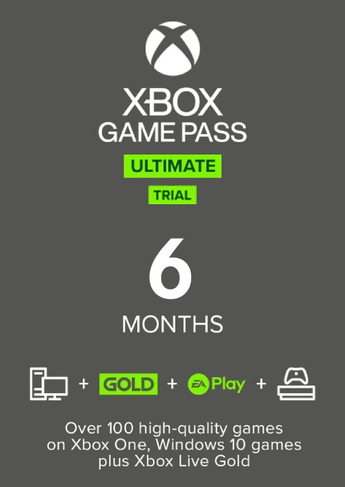 6 mois Xbox Game Pass Ultimate Xbox One / PC (WW)
