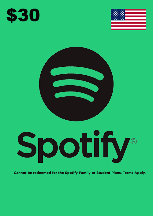 Spotify Gift Card - 30 USD