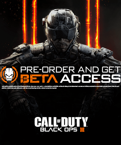 Call of Duty (COD): Black Ops III 3 + Beta Access PC (EU & UK)