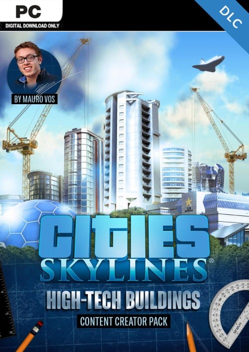 Cities Skylines - Content Creator Pack High-Tech Buildings DLC Cities Skylines - Content Creator Pack High-Tech Buildings DLC