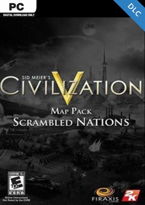 Civilization V  Scrambled Nations Map Pack PC