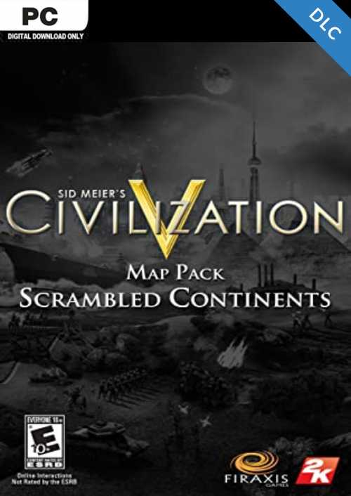 Civilization V  Scrambled Continents Map Pack PC