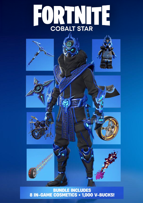 The Fortnite Cobalt Star Bundle + 1000 V-Bucks PS5 (US)