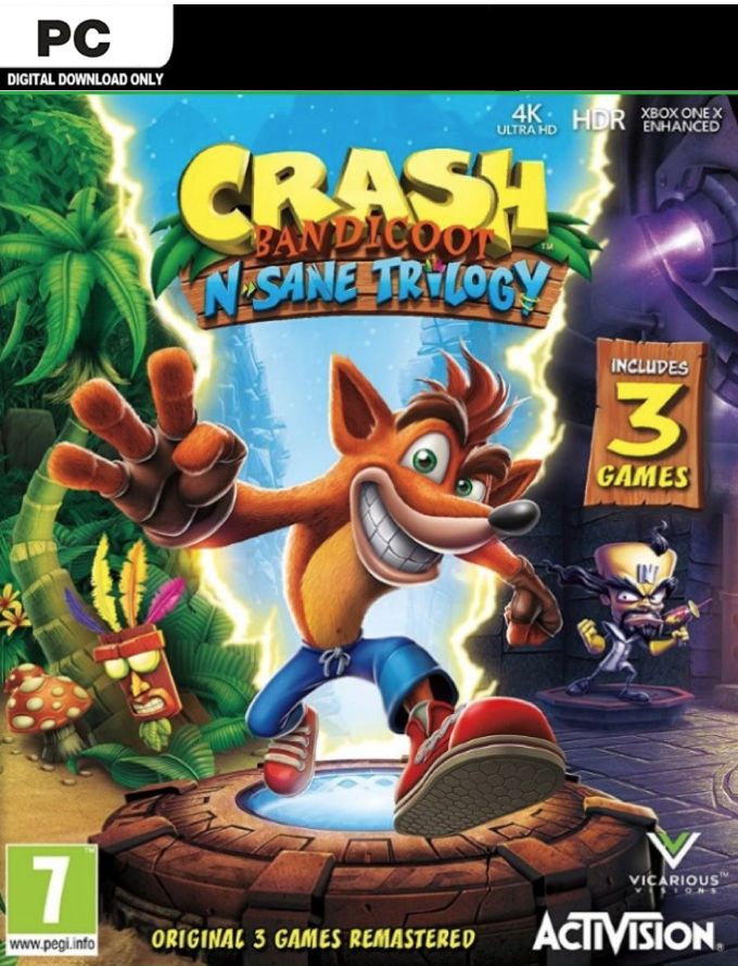 Crash Bandicoot N. Sane Trilogy PC (EU & UK)