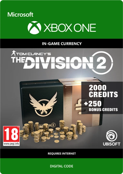 Tom Clancy's The Division 2 2250 Credits Xbox One