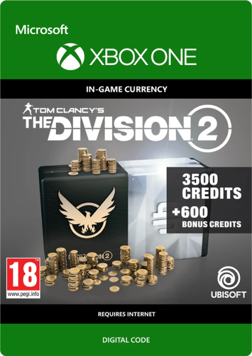 Tom Clancy's The Division 2 4100 Credits Xbox One