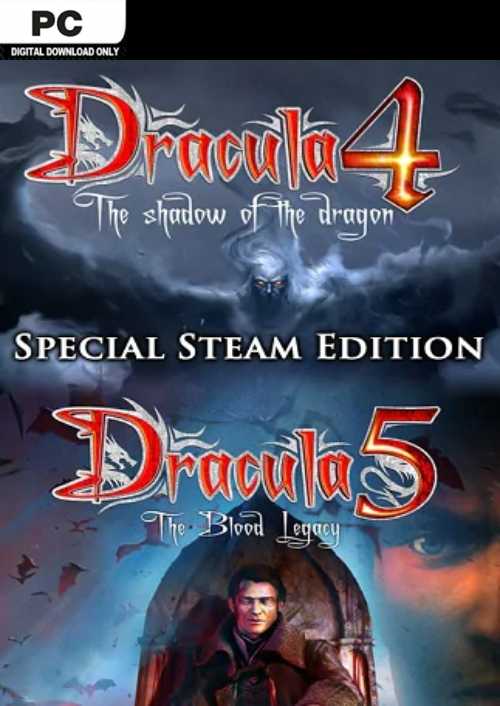 Dracula 4 and  5  Special Steam Edition PC