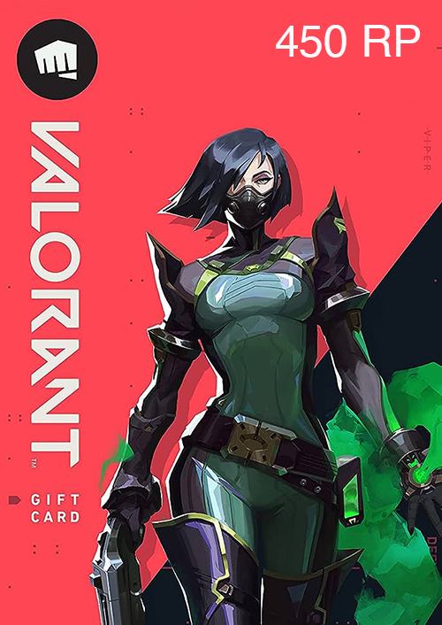 Valorant 5 USD - 450 Riot Points (US)