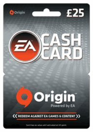 EA Origin Cash Card - 25 GBP