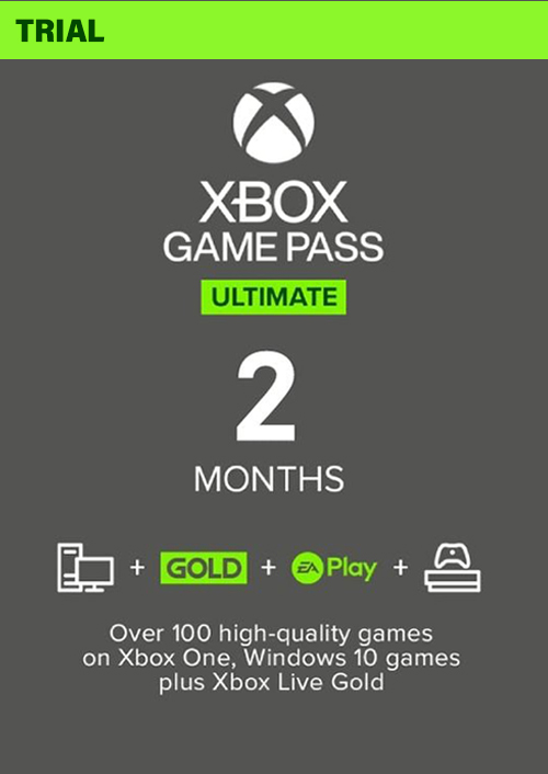 2 mois d'essai du Xbox Game Pass Ultimate Xbox One / PC 