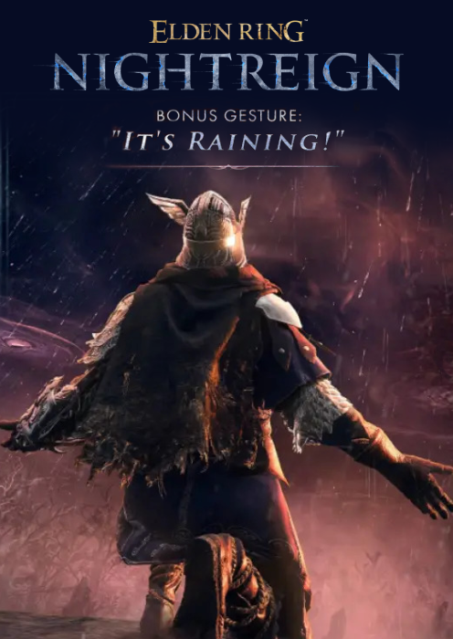 ELDEN RING NIGHTREIGN "It's Raining" Bonus Gesture Xbox One & Xbox Series X|S - DLC (WW)