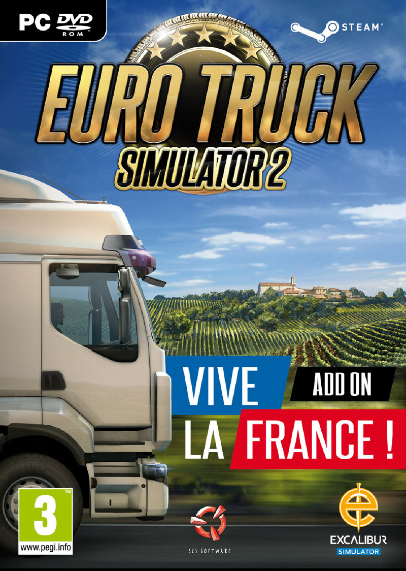 Euro Truck Simulator 2 PC - Vive la France DLC