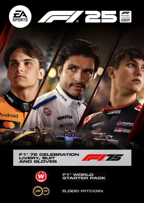 F1 25 F1 75 Celebration Livery, Suit And Gloves Xbox Series X|S - DLC