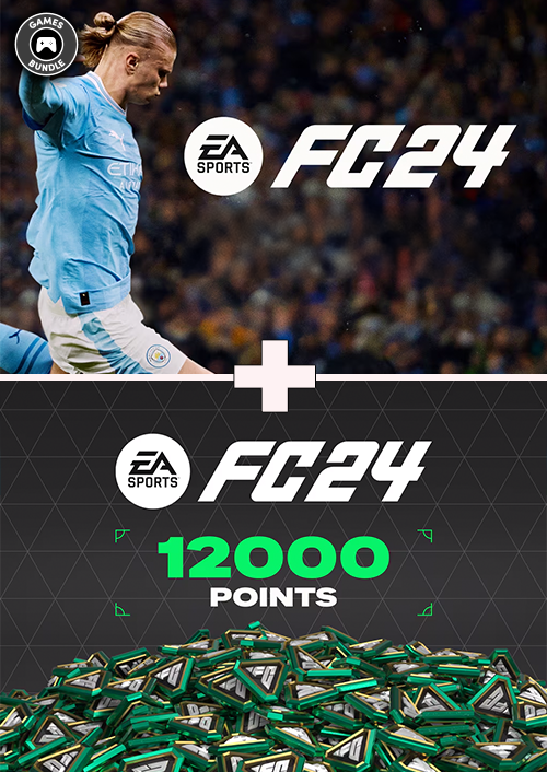EA Sports FC 24 + FC 24 12000 FC Points Bundle PC