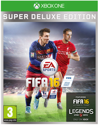 FIFA 16 Super Deluxe Edition Xbox One - Digital Code