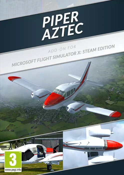 Microsoft Flight Simulator X: Steam Edition - Piper Aztec Add-On PC (Steam) - DLC