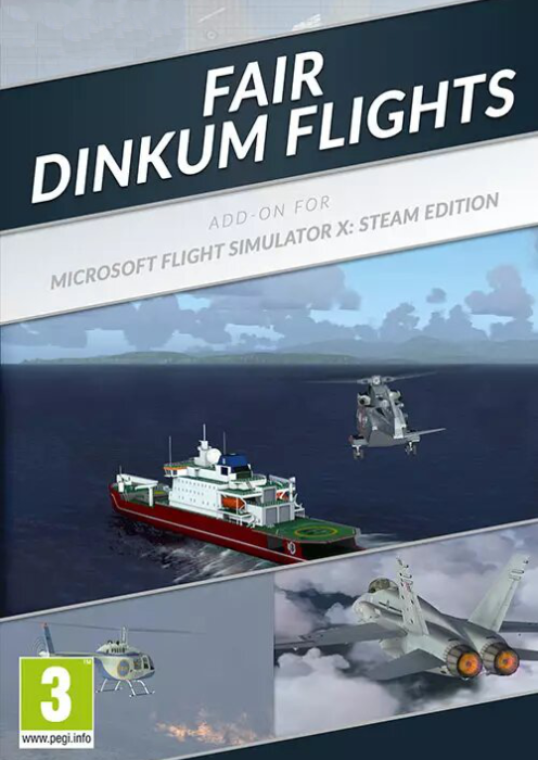 Microsoft Flight Simulator X: Steam Edition - Fair Dinkum Flights Add-On PC (Steam) - DLC