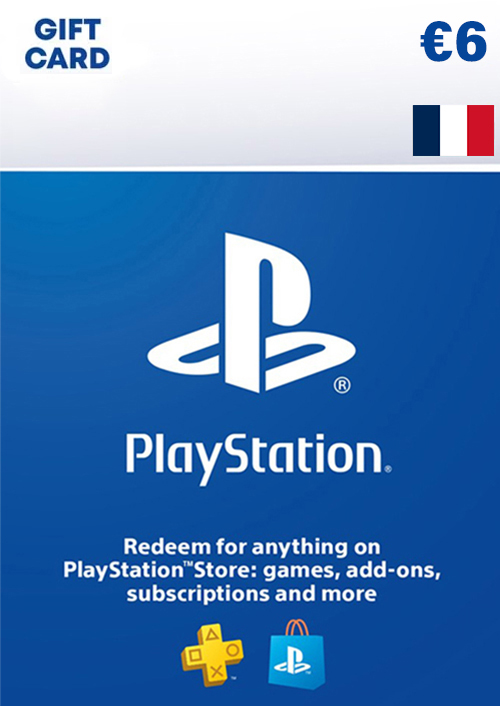 Tarjeta regalo de PlayStation Store 6 € (Francia)
