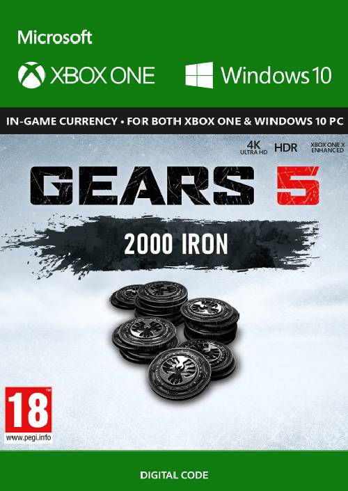 Gears 5: 2000 Iron + 250 Bonus Iron Xbox One