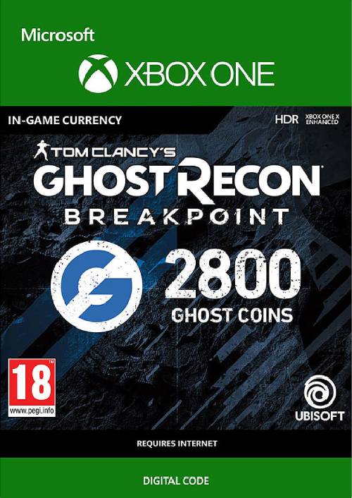 Ghost Recon Breakpoint: 2800 Ghost Coins Xbox One