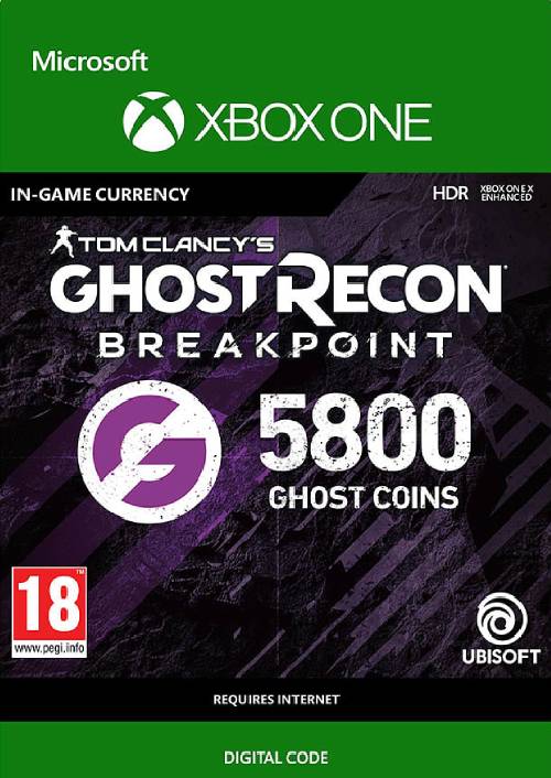 Ghost Recon Breakpoint: 5800 Ghost Coins Xbox One